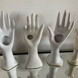 Set of 4 vintage ceramic soliflore hands