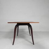 Gaming table, portfolio table, with folding, rotating top