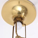 Small round ceiling lamp made of Murano glass Glashutte Limburg, Germany, 1970s