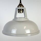 Vintage Industrial Beige Painted Ceiling Lamp, 2000s
