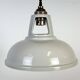 Vintage Industrial Beige Painted Ceiling Lamp, 2000s