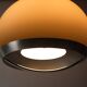 Dijkstra Lampen Mocha-Brown Acrylic Dome Pendant Lamp, 1970s Space Age.