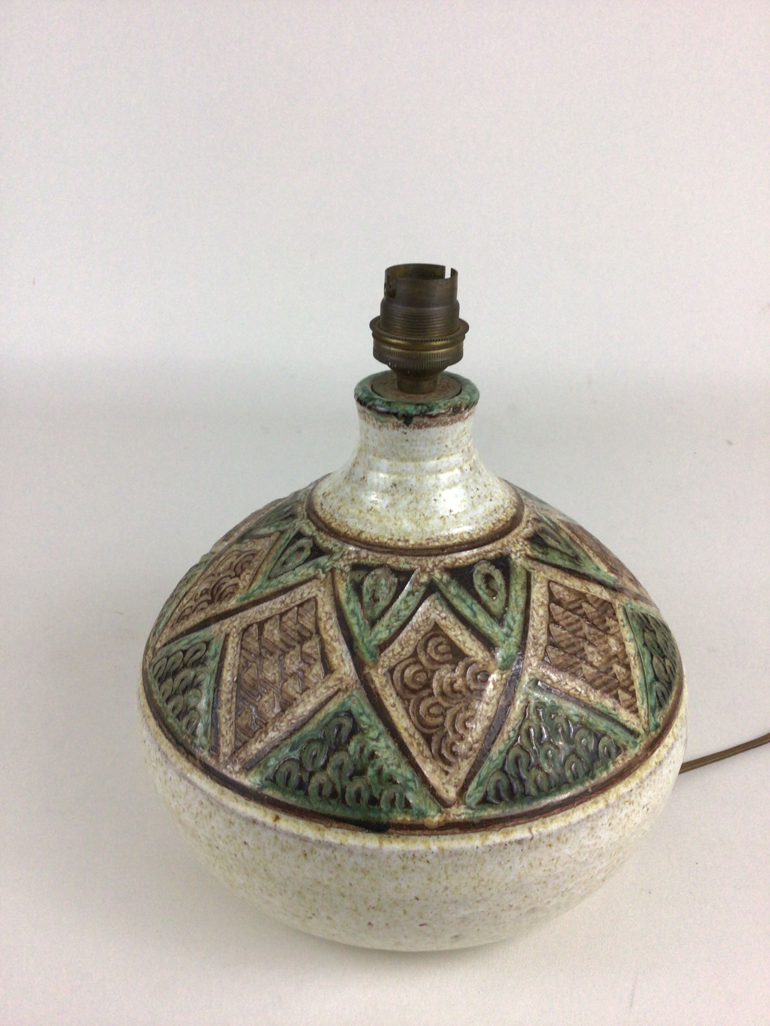 Ceramic lamp foot Vallauris Marcel Giraud