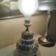 Lampshade with openwork from the Malicorne pottery.
