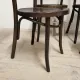 Set of 4 TON wooden dining chairs, 20th century, Czechoslovak, 90 × 46 cm