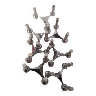 Seven vintage Nagel candle holders