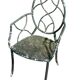 4 Provençal wrought iron armchairs from the 50s