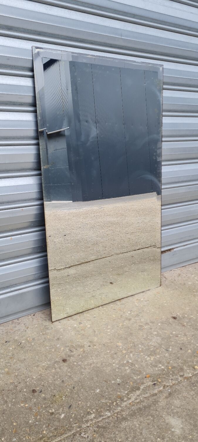 Art Deco beveled mirror