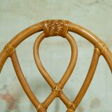 Vintage bamboo chairs, 1970s, set of 6