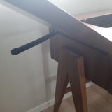 Scandinavian style compass feet desk