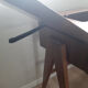 Bureau style scandinave pieds compas