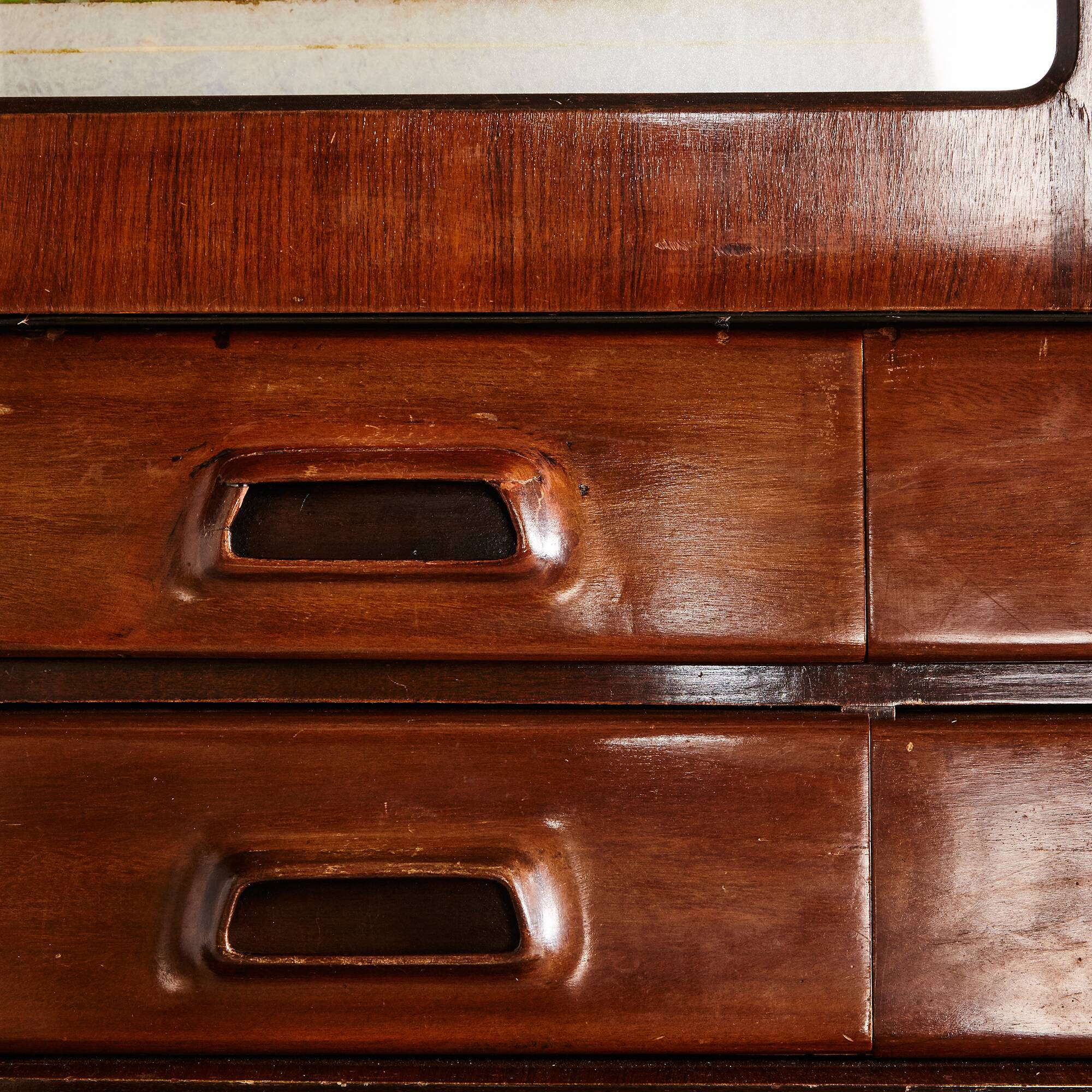 Italian rosewood highboard