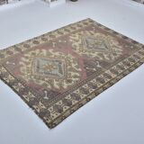 Oushak Vintage Handknotted Wool Rug sku 3438