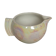 Round milk pot old vintage pink iridescent metallic art deco