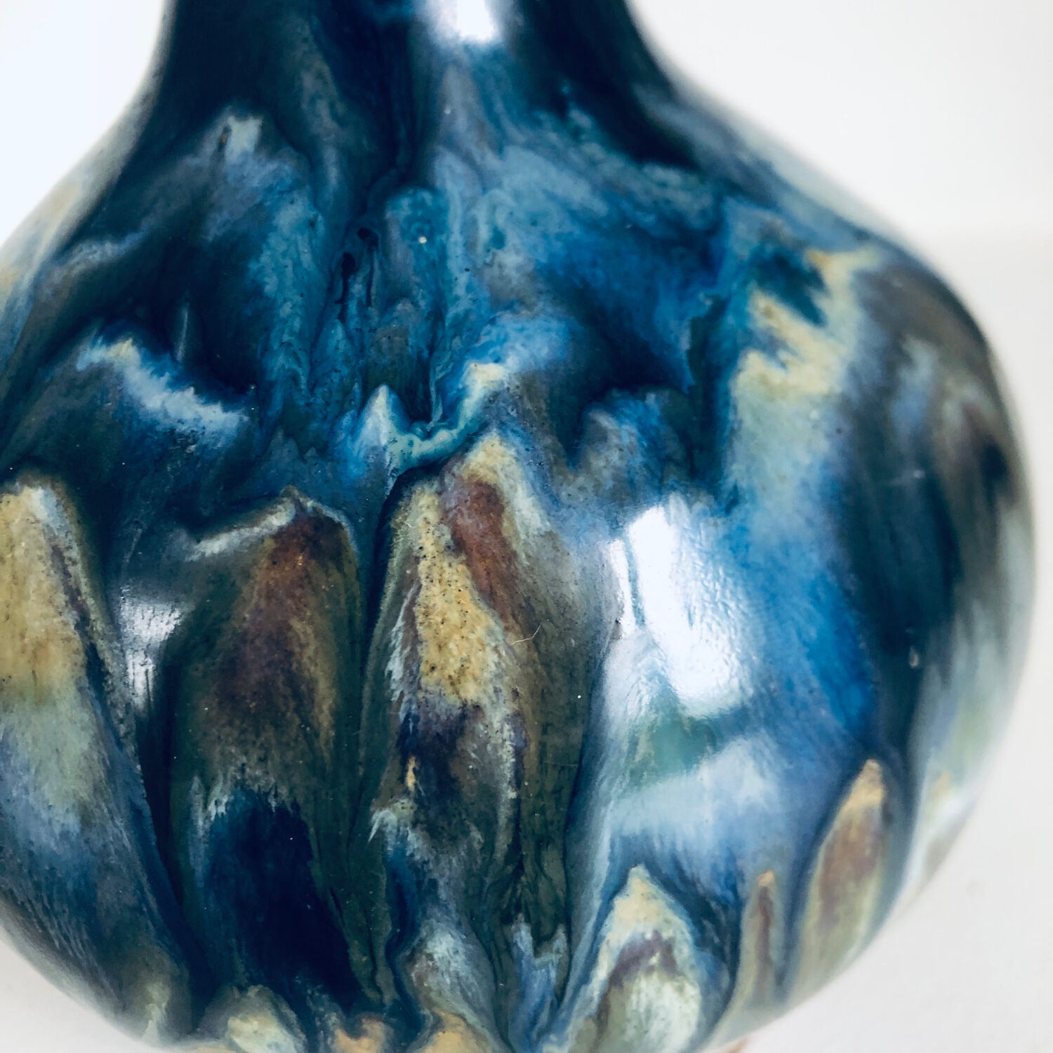 Art Deco vase in salt-glazed stoneware by Labrec by Labrut & Recullé