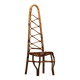 High Back Bamboo Chair, 1960s