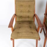 Set of 4 vintage Free-Span FS-116 armchairs, 50s