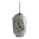 Ancienne grande suspension en opaline 1970 vintage