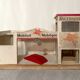 Majolu mobiloil wooden garage with elevator and lighting