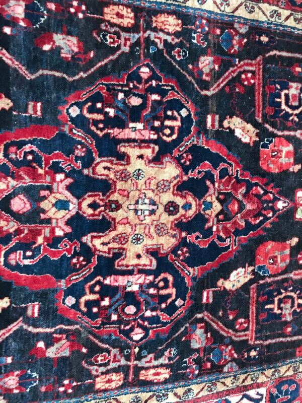 Carpet persian hamadan of the 20th century handmade 162 x 315 cm