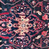 Carpet persian hamadan of the 20th century handmade 162 x 315 cm
