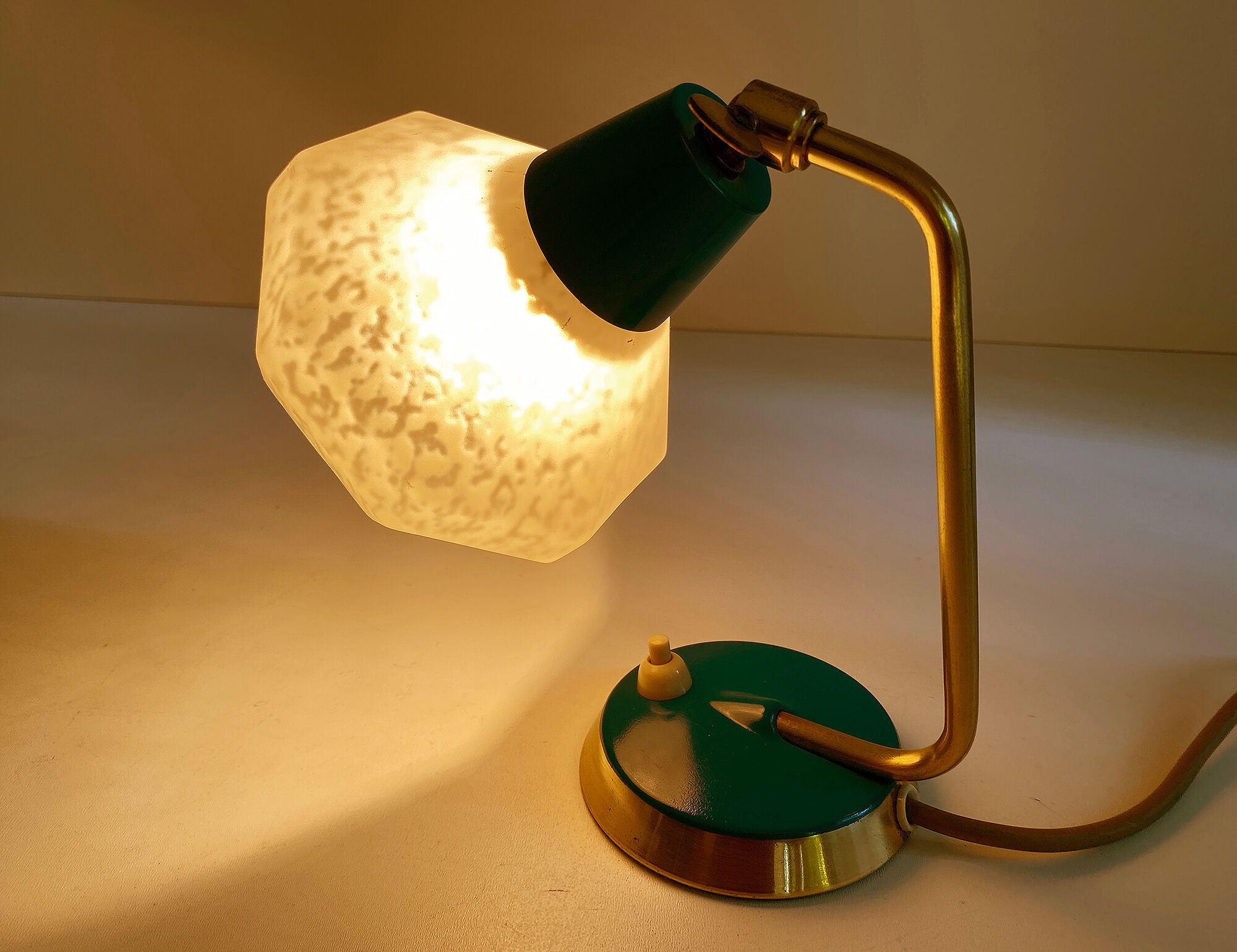 Lampe de table vintage années 50