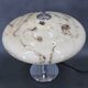 Czechoslovak Art Deco chrome table lamp with marbled glass, 1930s