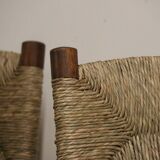 Série de 4 Chaises Charlotte Perriand Modèle "Bauche" Edition BCB