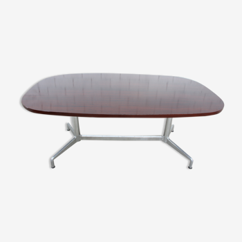 Ray and Charles Eames table "Segmented" in Rio Rosewood