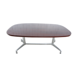 Ray and Charles Eames table "Segmented" in Rio Rosewood