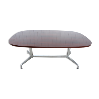 Ray and Charles Eames table "Segmented" in Rio Rosewood