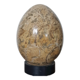 Large decorative marble egg