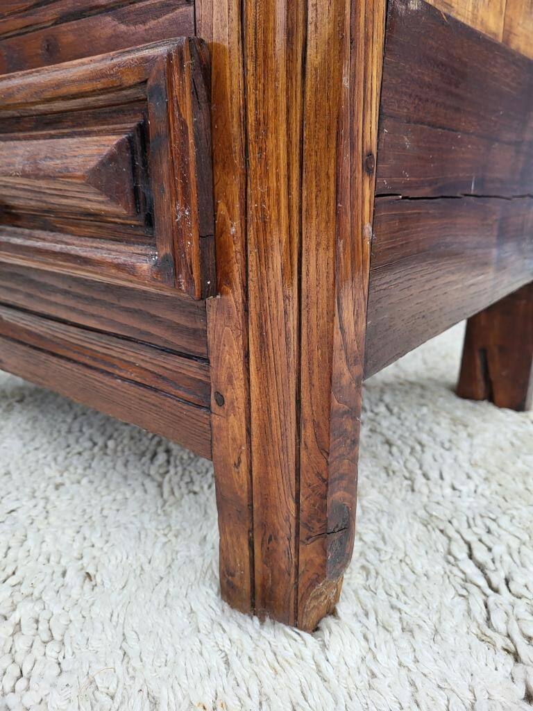 Small country unit with 3 shelves 19th century "in its own juice"