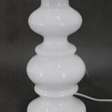 1970s Ceramic Table Lamp with New Fabric Shade, Italy