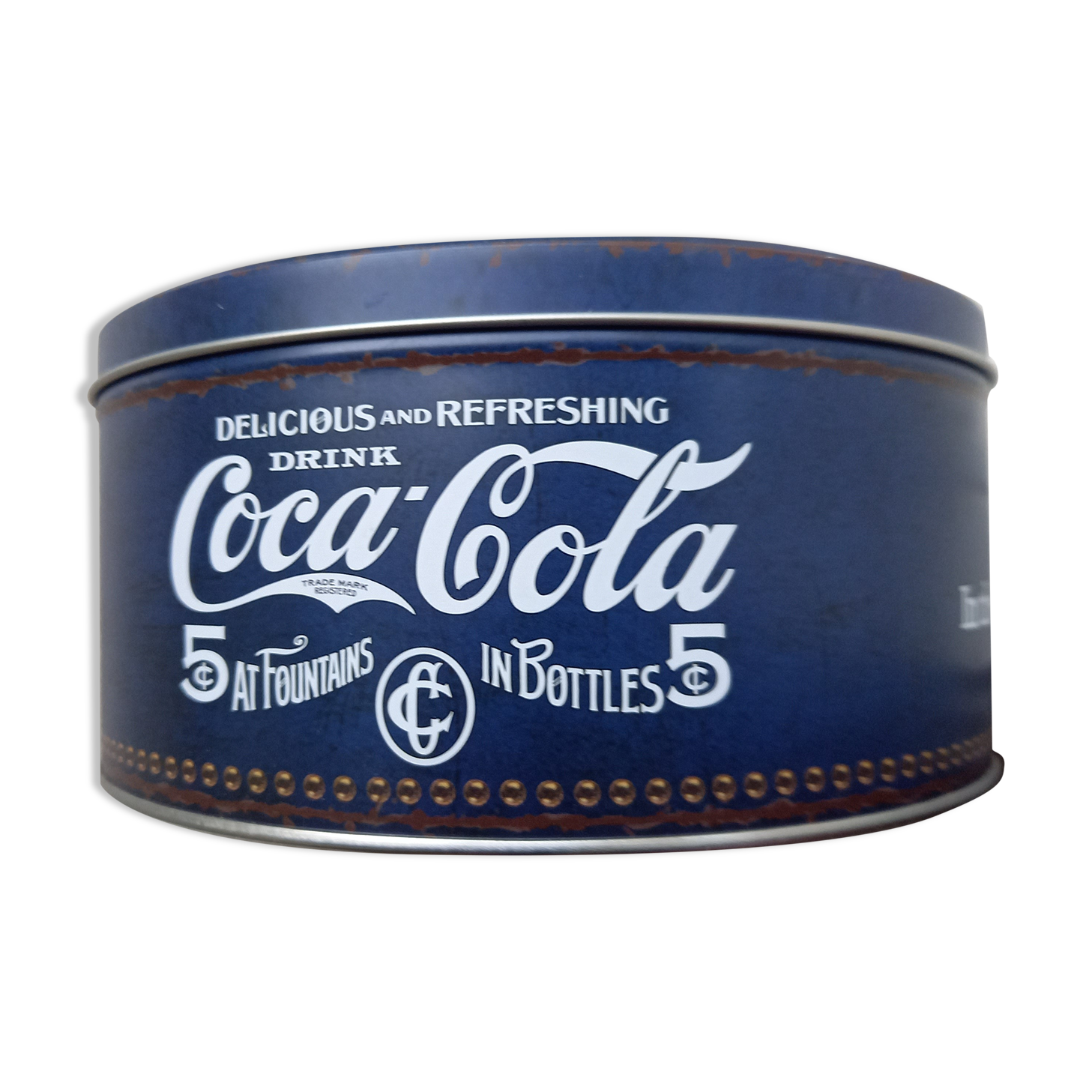 Vintage Coca Cola metal box