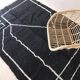 Black and white rug (Moroccan handmade) 250cmx150cm
