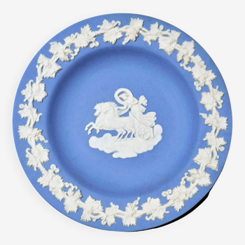 Wedgwood Coupelle de collection en jasperware bleu décor char antique