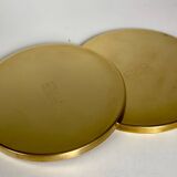6 Coasters. Stelton. Brass