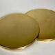 6 Coasters. Stelton. Brass