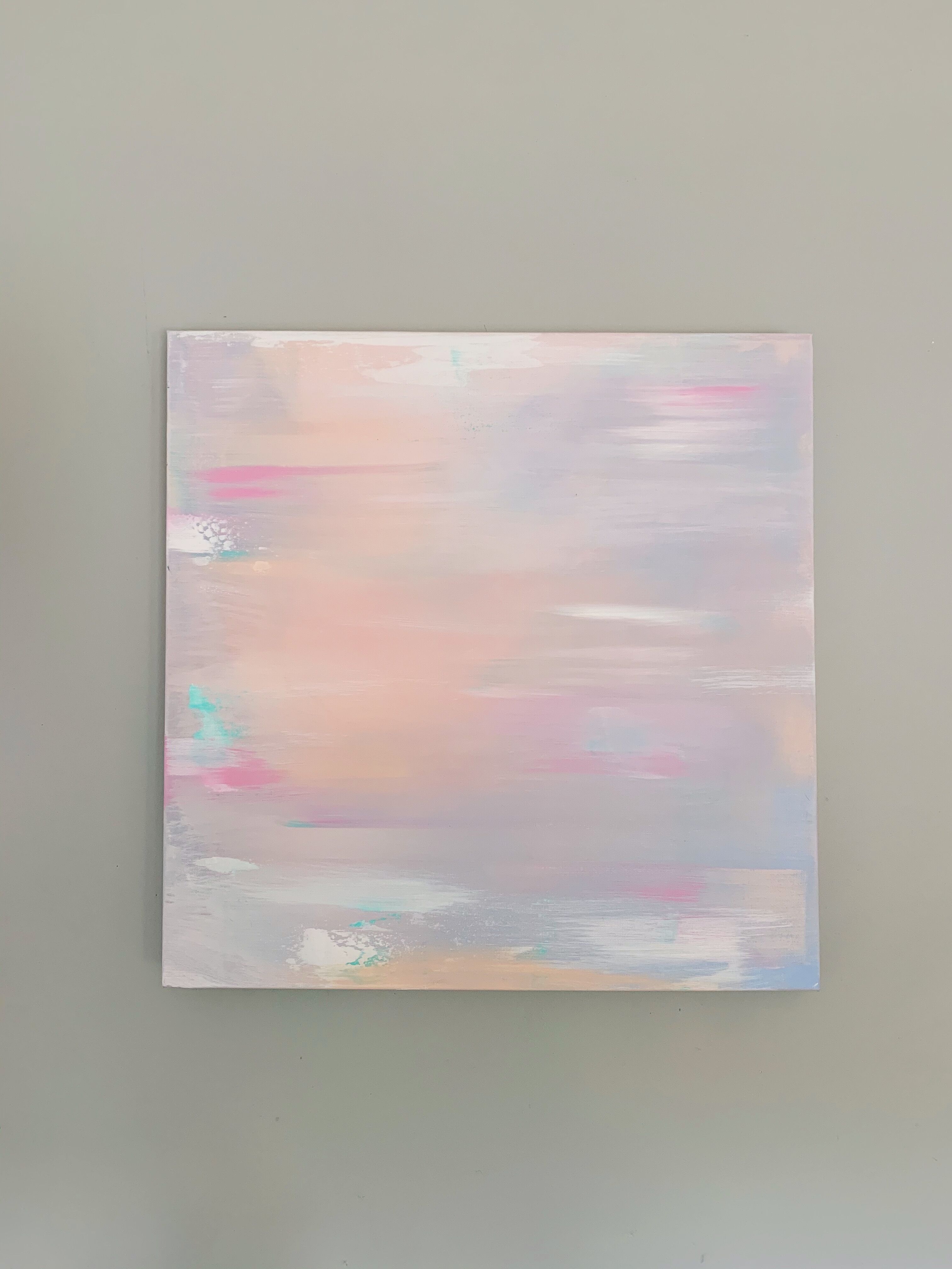 Modern abstract art canvas, Modern Love