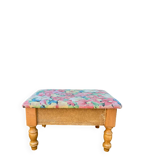 Vintage storage box footrest