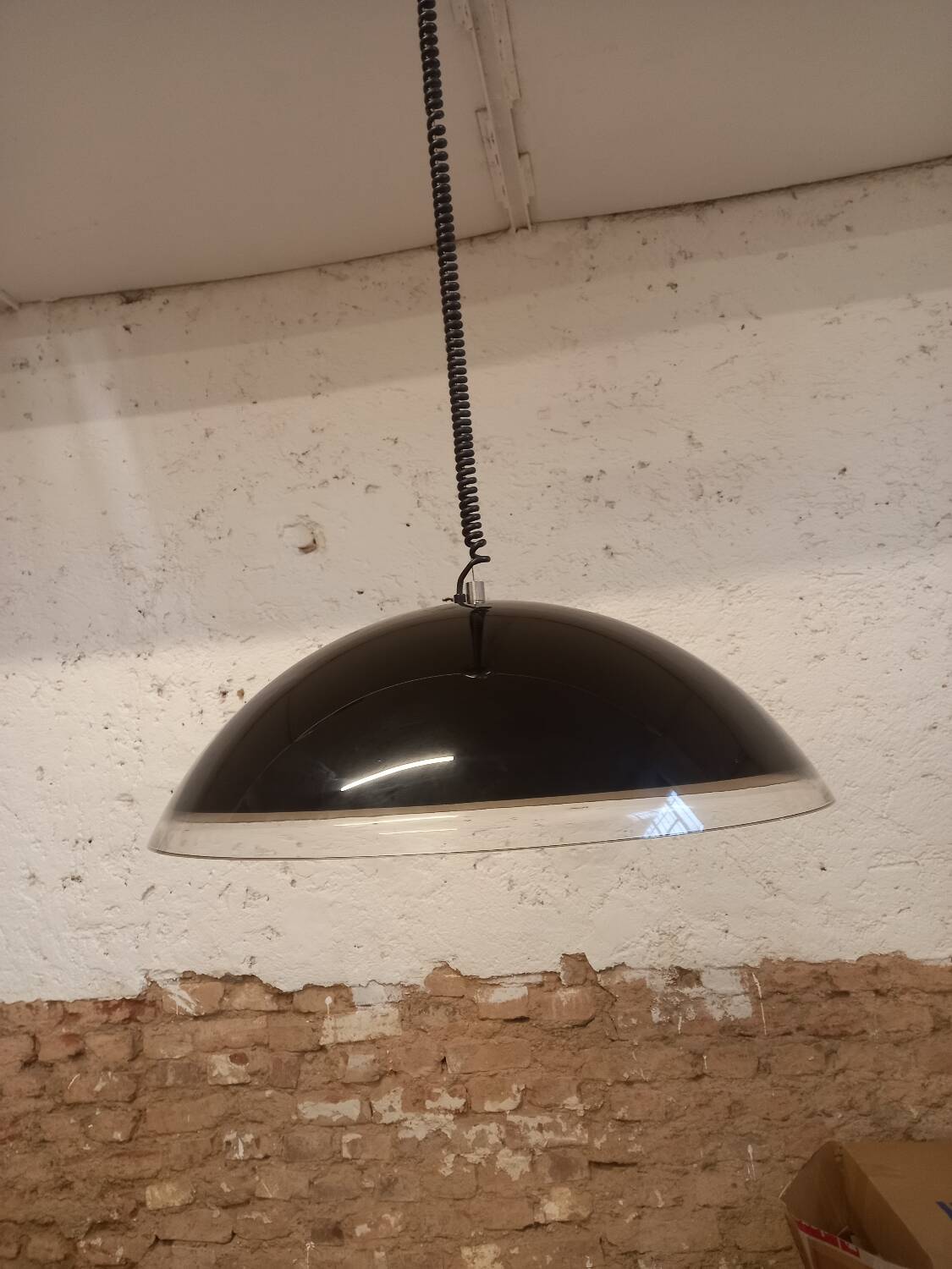 Guzzini plexi chandelier 70s