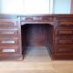 Solid wood minister's desk