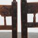 Antique Spanish Country Chairs with Woven Rush Seats