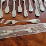 Christofle, Paris - Set of 12 table forks - Vendôme model