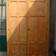 Parisian wardrobe in raw wood