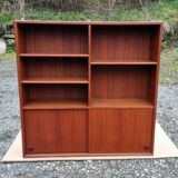 Scandinavian teak bookcase Samcom Denmark