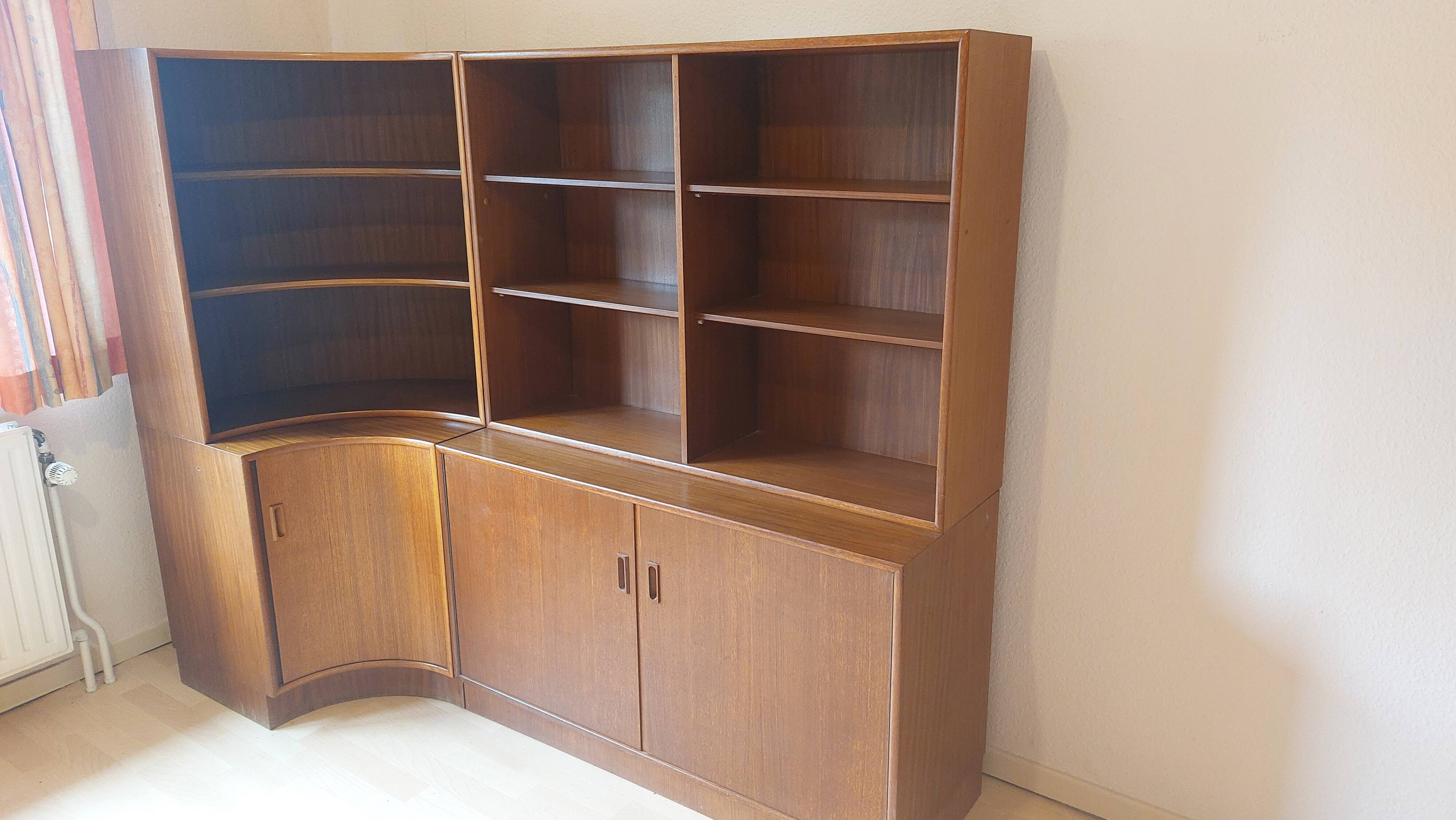 ensemble bibliothèque / rangement vintage modulable