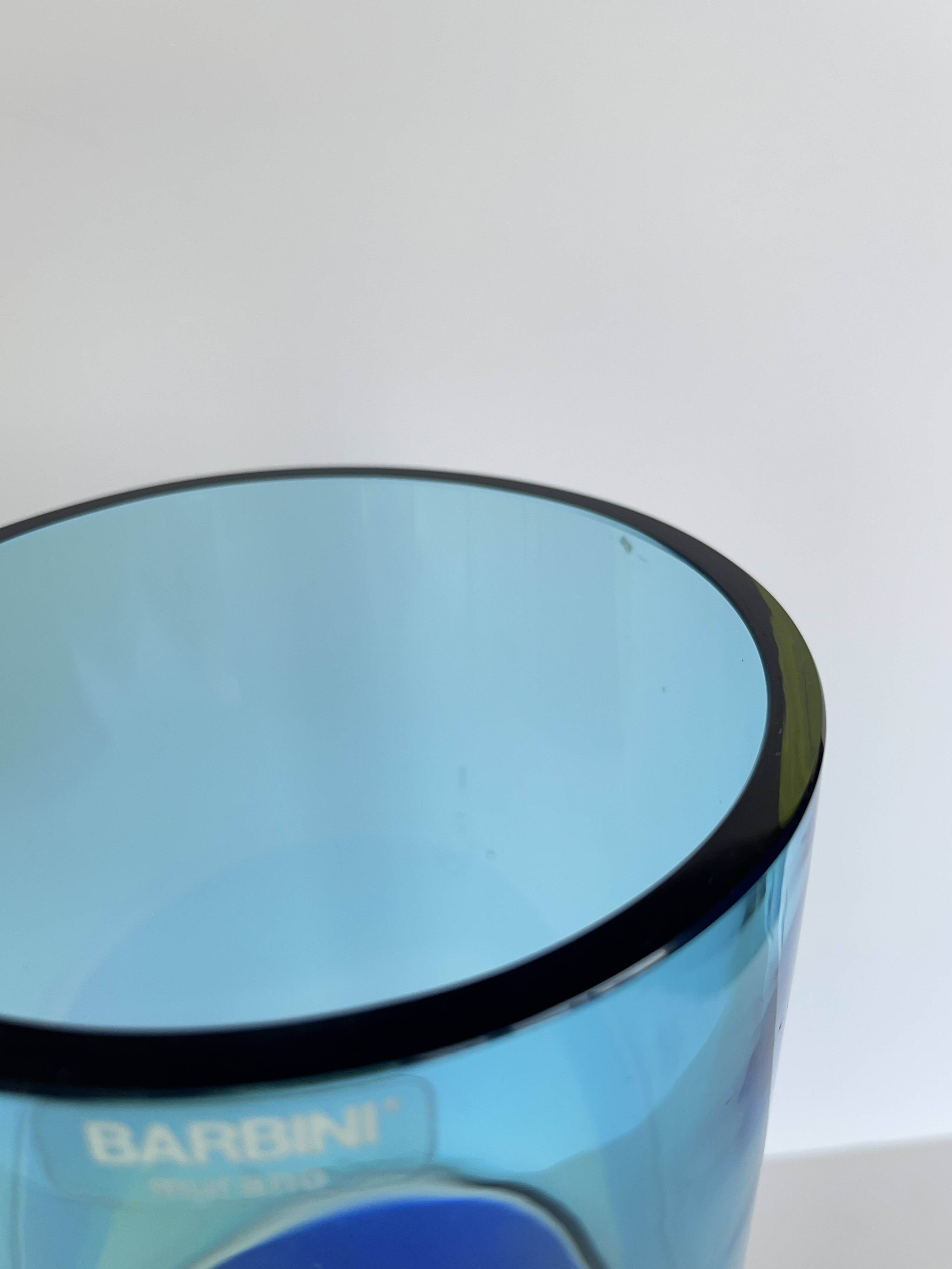 Murano - Alfredo Barbini, (1912–2007) - Vase - Large cylindrical vase