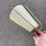 Arlus Lunel 1950 chandelier in perforated metal